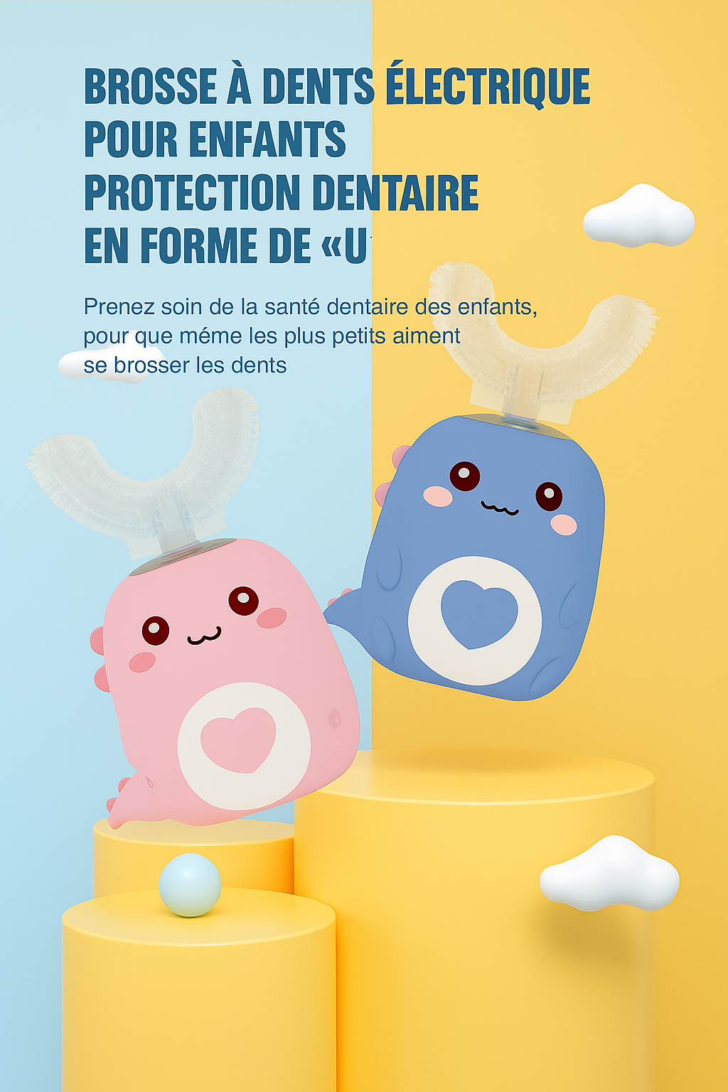 Brosse à dent éléctrique pour enfants